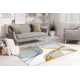 Kilimas FUSION 5868 baltas / geltona - Linijos, modernus, abstraktus