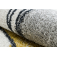 Tapete FUSION 5868 branco / amarelo - Linhas, moderno, abstrato
