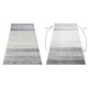 Tappeto FUSION 8252 grigio chiaro / grigio scuro - Melange, moderno, astratto