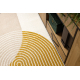Teppich FUSION 0240 creme / gelb - Geometrisch, modern, abstrakt