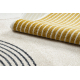 Tapete FUSION 0240 creme / amarelo - Geométrico, moderno, abstrato