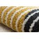 Tapete FUSION 0240 creme / amarelo - Geométrico, moderno, abstrato