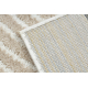 Carpet FUSION 0240 cream / yellow - Geometric, modern, abstract