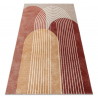 Tappeto FUSION 0810 beige / rosso - Geometrico, moderno, astratto