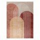 Teppich FUSION 0810 beige / Terrakotta - Geometrisch, modern, abstrakt