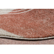 Teppich FUSION 0810 beige / Terrakotta - Geometrisch, modern, abstrakt