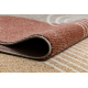 Teppich FUSION 0810 beige / Terrakotta - Geometrisch, modern, abstrakt