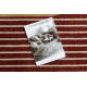 Carpet FUSION 0810 beige / terracotta - Geometric, modern, abstract