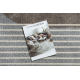 Teppich FUSION 0810 beige / braun - Geometrisch, modern, abstrakt
