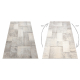 Carpet FUSION 1200 cream / beige - Geometric, modern, abstract