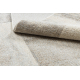 Carpet FUSION 1200 cream / beige - Geometric, modern, abstract