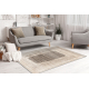 Teppich FUSION 8256 creme / beige - Rahmen, vintage, modern, abstrakt