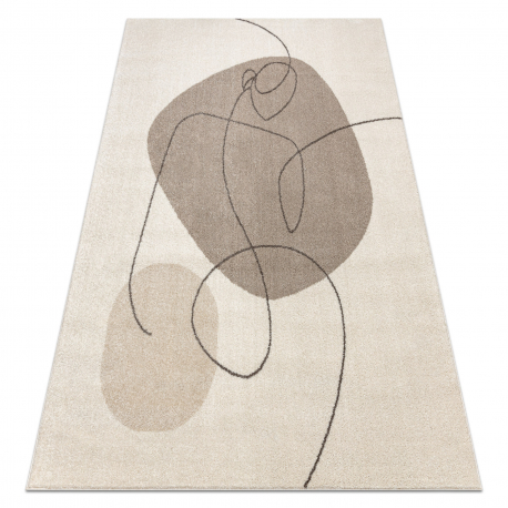 Teppich FUSION 8299 creme / beige - Geometrisch, modern, abstrakt