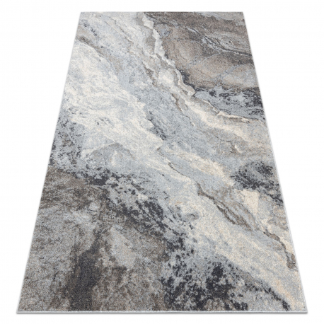 Teppich FUSION 9613 hellgrau / dunkelgrau - Marmor, modern, abstrakt