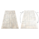 Carpet FUSION 0806 cream / light grey - Geometric, modern, abstract