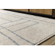 Carpet FUSION 0806 cream / light grey - Geometric, modern, abstract