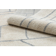 Carpet FUSION 0806 cream / light grey - Geometric, modern, abstract
