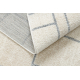Carpet FUSION 0806 cream / light grey - Geometric, modern, abstract
