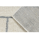 Carpet FUSION 0806 cream / light grey - Geometric, modern, abstract
