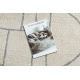 Carpet FUSION 0806 cream / light grey - Geometric, modern, abstract