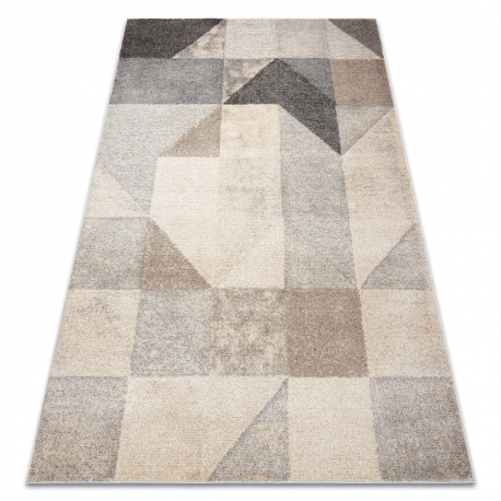 Teppich FUSION 9777 creme / beige - Geometrisch, modern, abstrakt