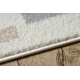 Tapis FUSION 0213 blanc / rose foncé - Géométrique, moderne, abstrait