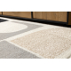 Carpet FUSION 0213 white / dark pink - Geometric, modern, abstract