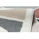 Teppich FUSION 0213 weiß / dunkelrosa - Geometrisch, modern, abstrakt
