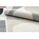 Teppich FUSION 0213 weiß / dunkelrosa - Geometrisch, modern, abstrakt