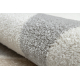 Carpet FUSION 0213 white / dark pink - Geometric, modern, abstract