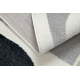 Tapijt FUSION 0213 wit / donker rozekleuring - Geometrisch, modern, abstract