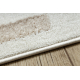 Carpet FUSION 0213 white / yellow - Geometric, modern, abstract