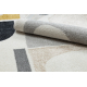 Teppich FUSION 0213 weiß / gelb - Geometrisch, modern, abstrakt
