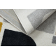 Teppich FUSION 0213 weiß / gelb - Geometrisch, modern, abstrakt