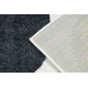 Teppich FUSION 0213 weiß / gelb - Geometrisch, modern, abstrakt
