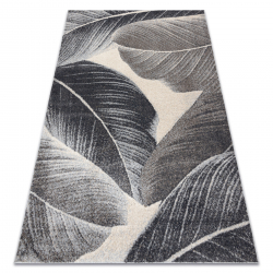 Alfombra FUSION 8912 gris oscuro - Plumas, moderna, abstracta