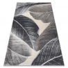 Alfombra FUSION 8912 gris oscuro - Plumas, moderna, abstracta