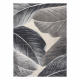 Carpet FUSION 8912 dark grey - Feathers, modern, abstract