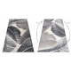 Carpet FUSION 8912 dark grey - Feathers, modern, abstract