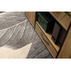 Carpet FUSION 8912 dark grey - Feathers, modern, abstract