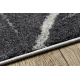 Carpet FUSION 8912 dark grey - Feathers, modern, abstract