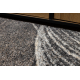 Carpet FUSION 8912 dark grey - Feathers, modern, abstract