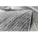 Carpet FUSION 8912 dark grey - Feathers, modern, abstract