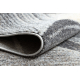 Carpet FUSION 8912 dark grey - Feathers, modern, abstract