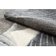 Carpet FUSION 8912 dark grey - Feathers, modern, abstract
