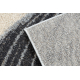 Tæppe FUSION 8912 mørk grå - Fjer, moderne, abstrakt