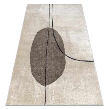 Carpet FUSION 0808 cream / beige - Geometric, modern, abstract