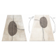 Carpet FUSION 0808 cream / beige - Geometric, modern, abstract