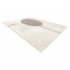 Carpet FUSION 0808 cream / beige - Geometric, modern, abstract
