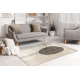 Tæppe FUSION 0808 creme / beige - Geometrisk, moderne, abstrakt